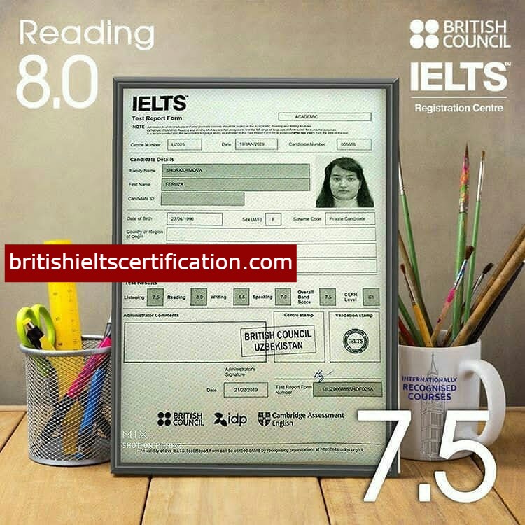 Buy IELTS certificate online