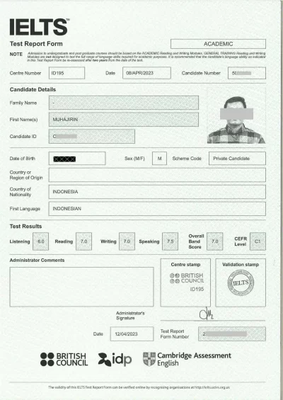 Buy IELTS Certificate In Indonesia