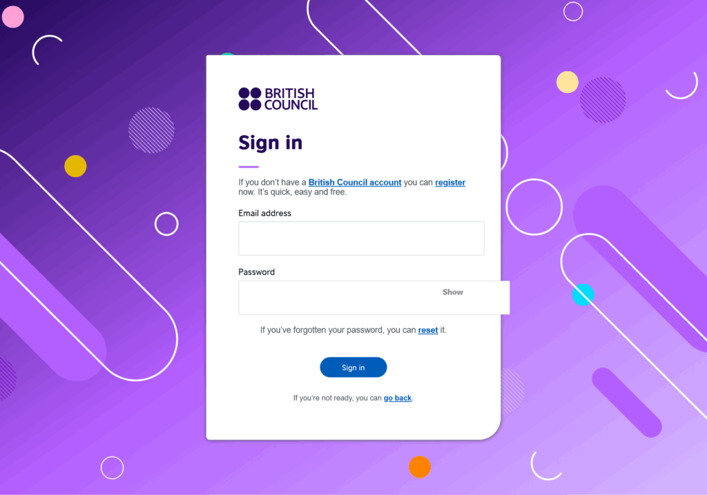 British council Verification Website