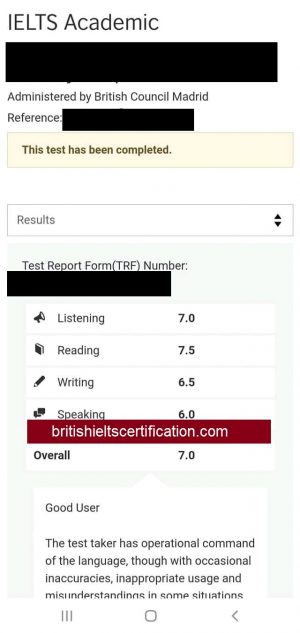 ielts without exam testimonials 4