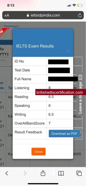 ielts without exam testimonials 9